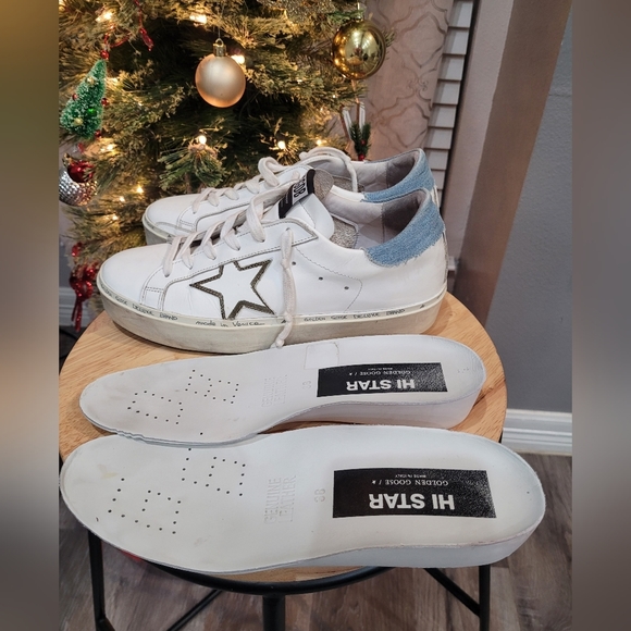 Golden Goose Sneakers, Hi Star, Plataform, Size 38, Perfect Condition - Picture 9 of 12